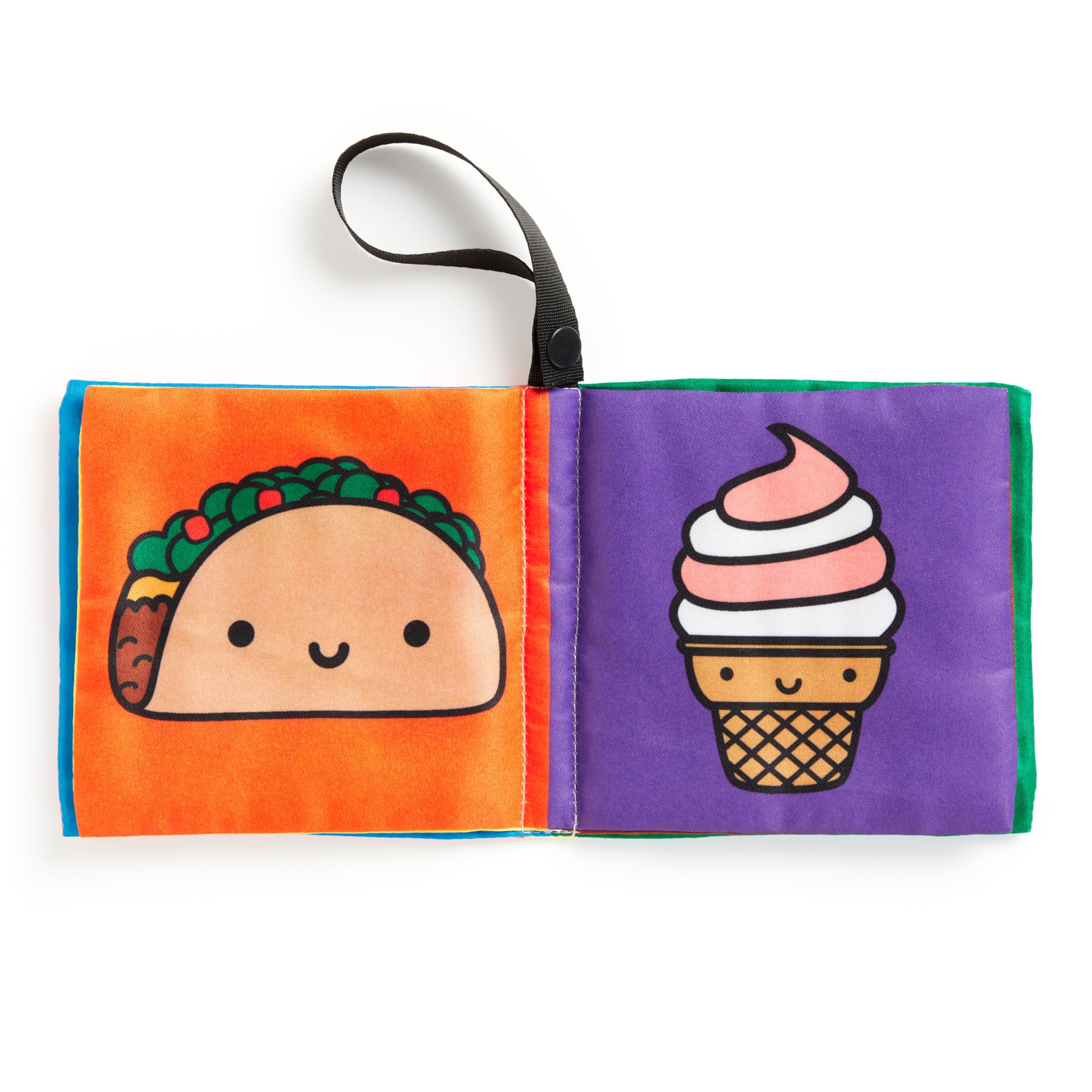 Foodie Baby – Delicious Early Development Crinkle Fabric Stroller Book for Toddlers and Babies - Image 5