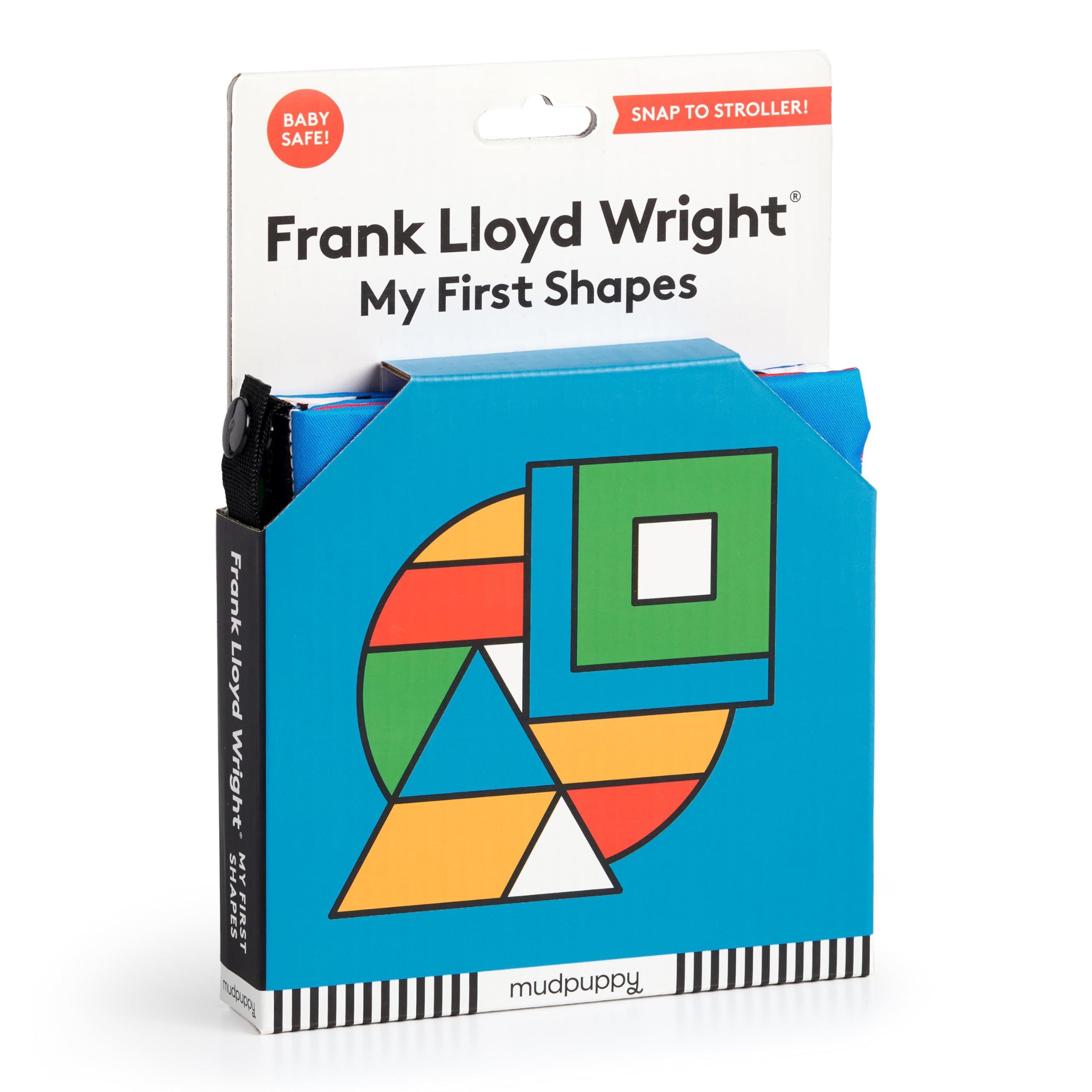 Frank Lloyd Wright My First Shapes Crinkle Fabric Stroller Book - Image 5