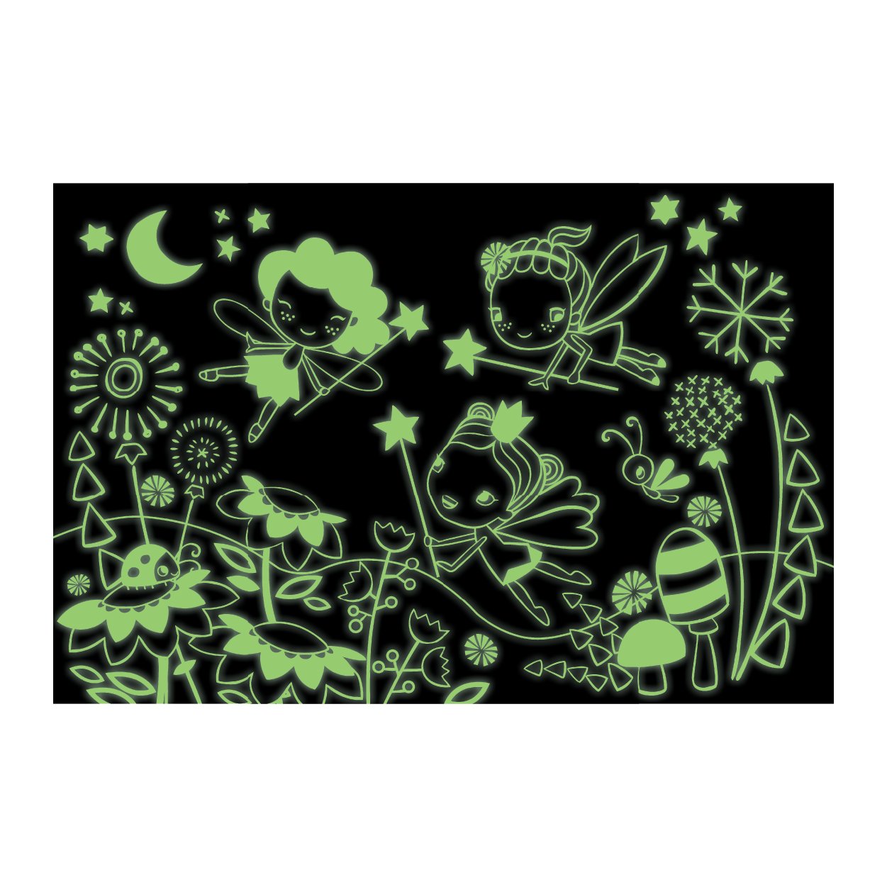 Mudpuppy Fairies Glow in The Dark Puzzle, 100 Pieces – 18” x 12”, for Ages 5+, Colorful Fairy Artwork, Made with Safe, Non-Toxic Materials - Image 7