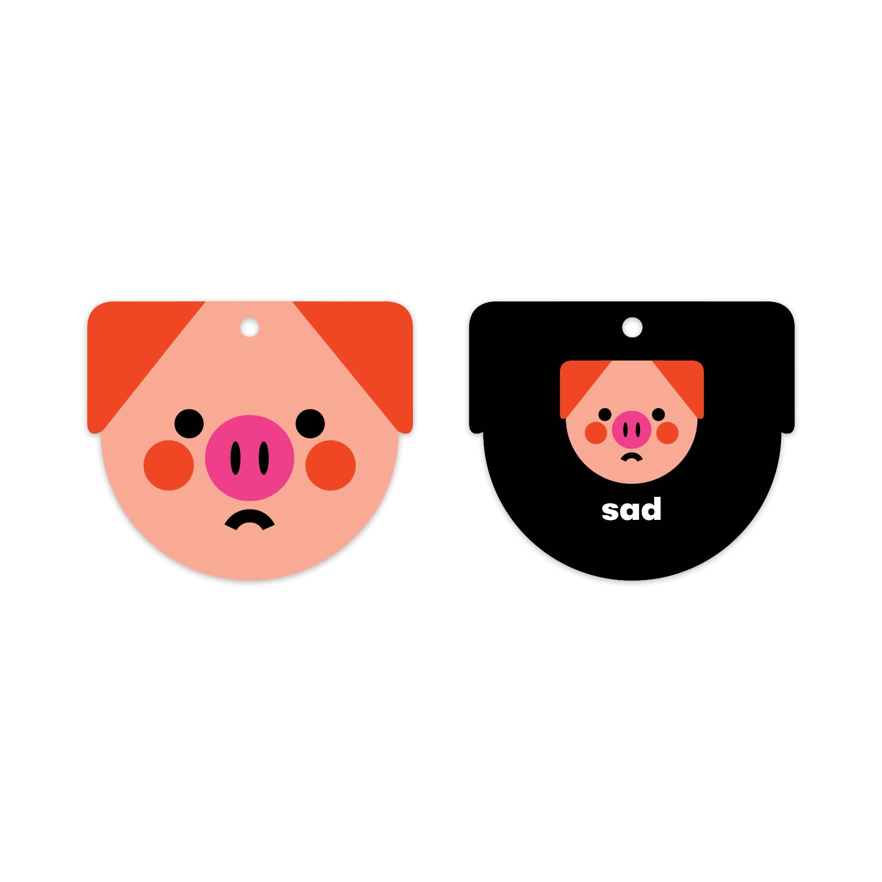 Mudpuppy How Are You Feeling? — Shaped Flashcards 10 Durable Double Sided Animal Emotion Cards And Reclosable Ring With Colorful Art For Ages 1+ Great For Preschool Or Travel For Teachers And Parents - Image 3