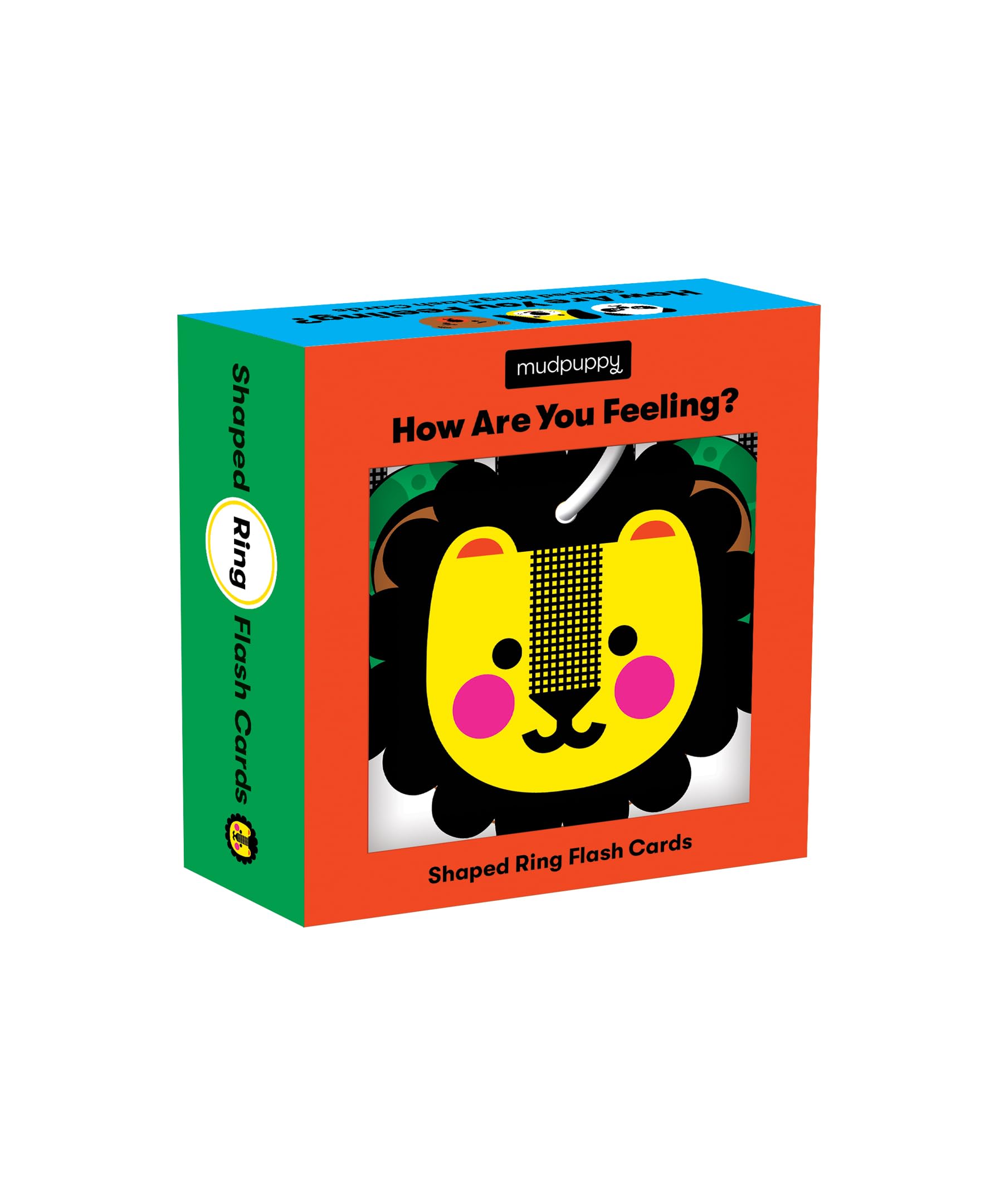 Mudpuppy How Are You Feeling? — Shaped Flashcards 10 Durable Double Sided Animal Emotion Cards And Reclosable Ring With Colorful Art For Ages 1+ Great For Preschool Or Travel For Teachers And Parents - Image 4