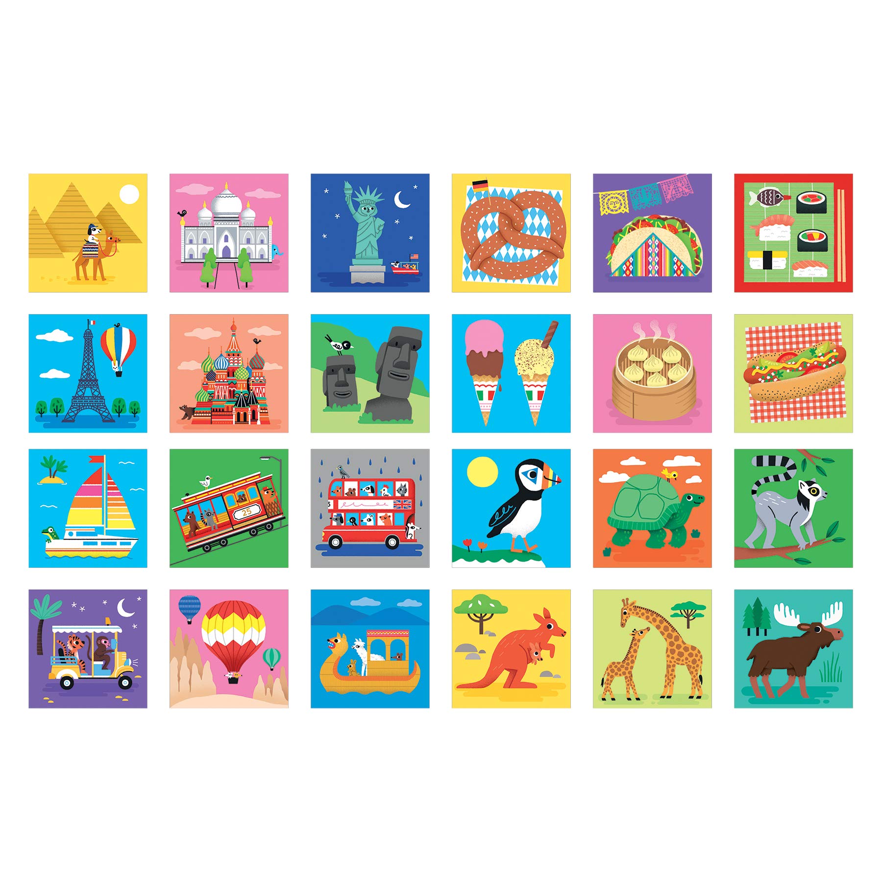 Mudpuppy Little Traveler Bingo – Fun, Easy to Play Matching Game for Families – Ideal for 2-4 Players, Kids Card Game for Ages 3+ – Instruction Included - Image 8