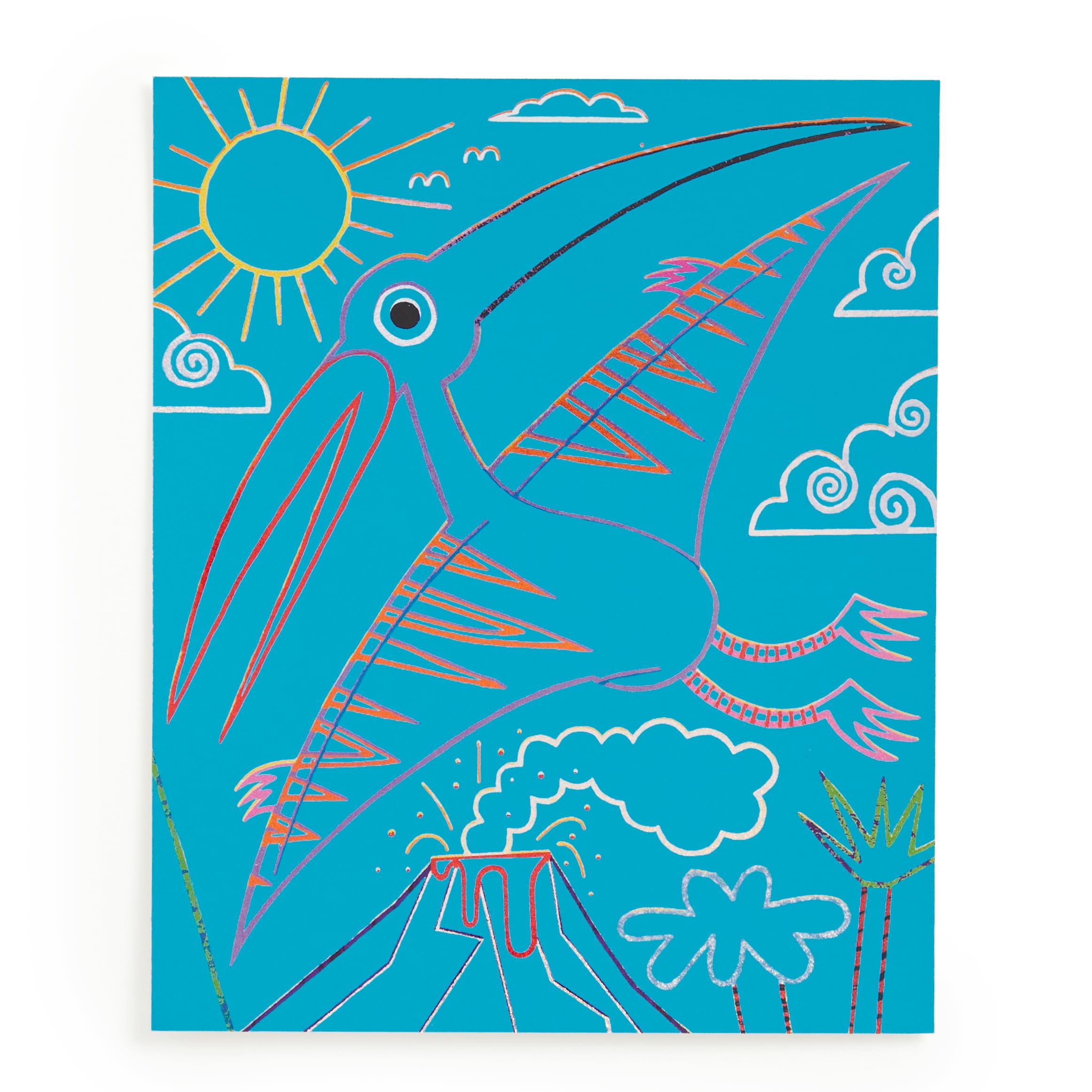 Mudpuppy Mighty Dinosaurs - Scratch & Sparkle Art Activity Kit Featuring Fun Illustrations of Dinosaurs for Children Ages 5 and Up - Image 7