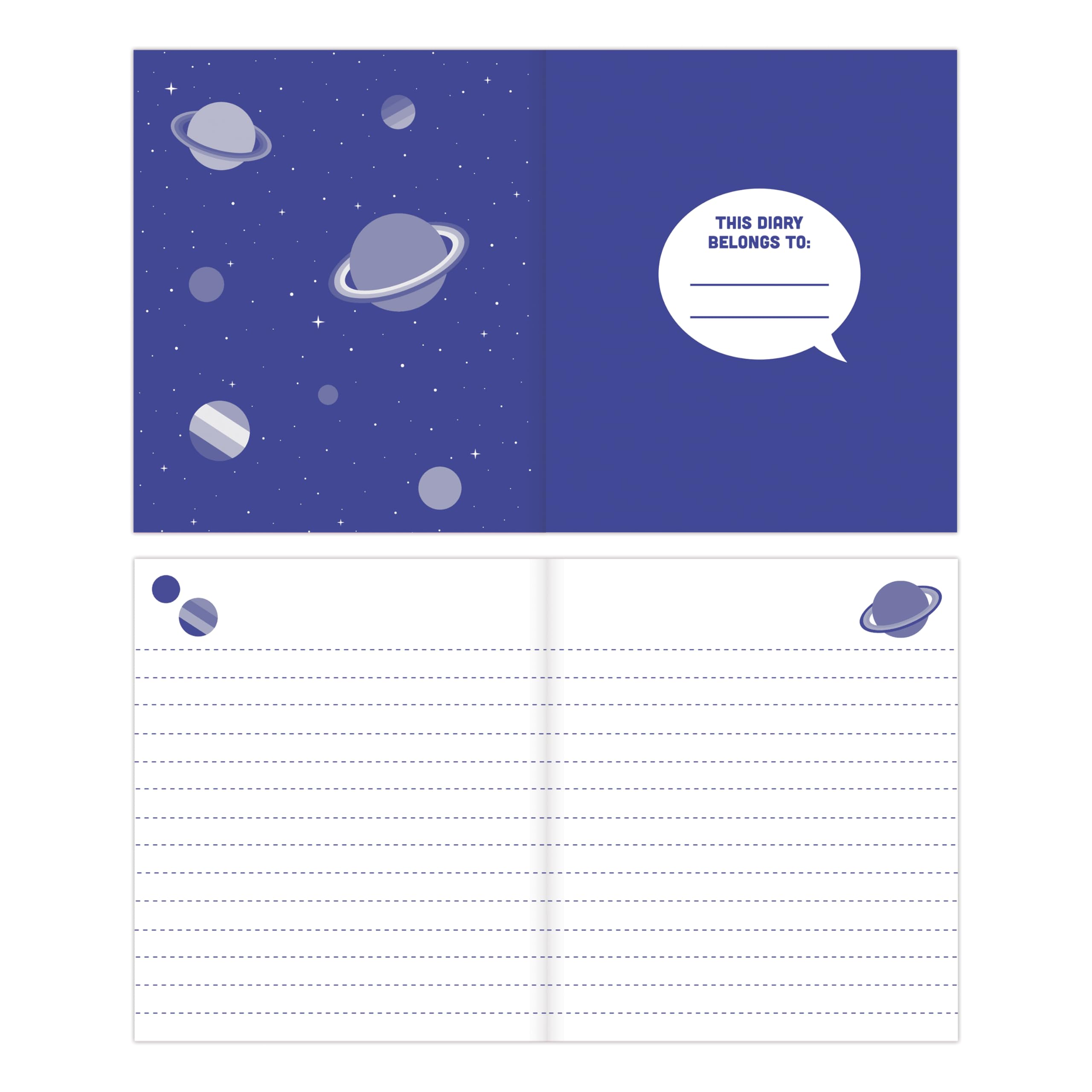 Mudpuppy Pawsome Locked Diary for Kids – Includes a Lock and 2 Keys, Measures 6.5” x 5.5” – Diary Journal with Fun Cover Designs, 192 Pages, Ideal for Ages 6+ - Image 3