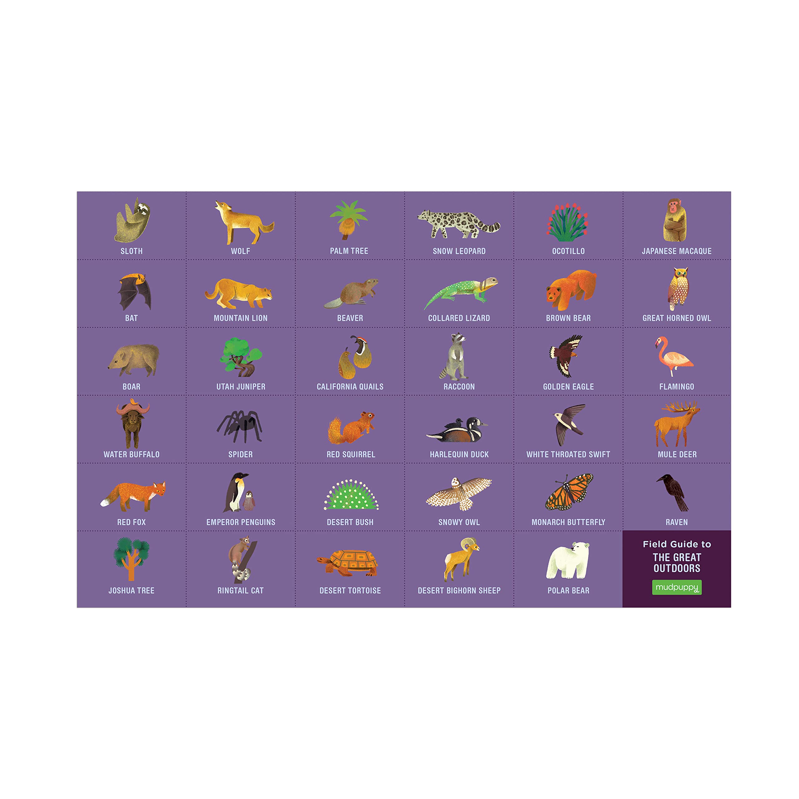 Mudpuppy The Great Outdoors — 64 Piece Search & Find Puzzle Jigsaw Puzzle Featuring Diverse Wildlife Animals and Plants and Over 40 Hidden Images to Find for Ages 4+ - Image 5