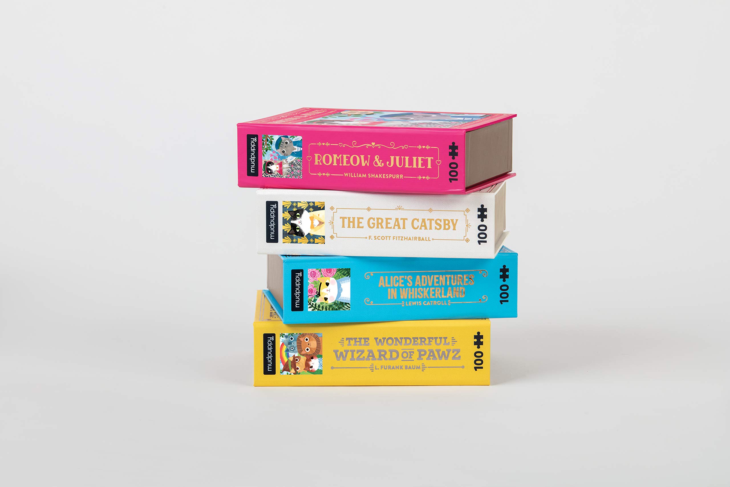 Abrams Catsby Bookish Cats 100 Piece Puzzle - Image 4