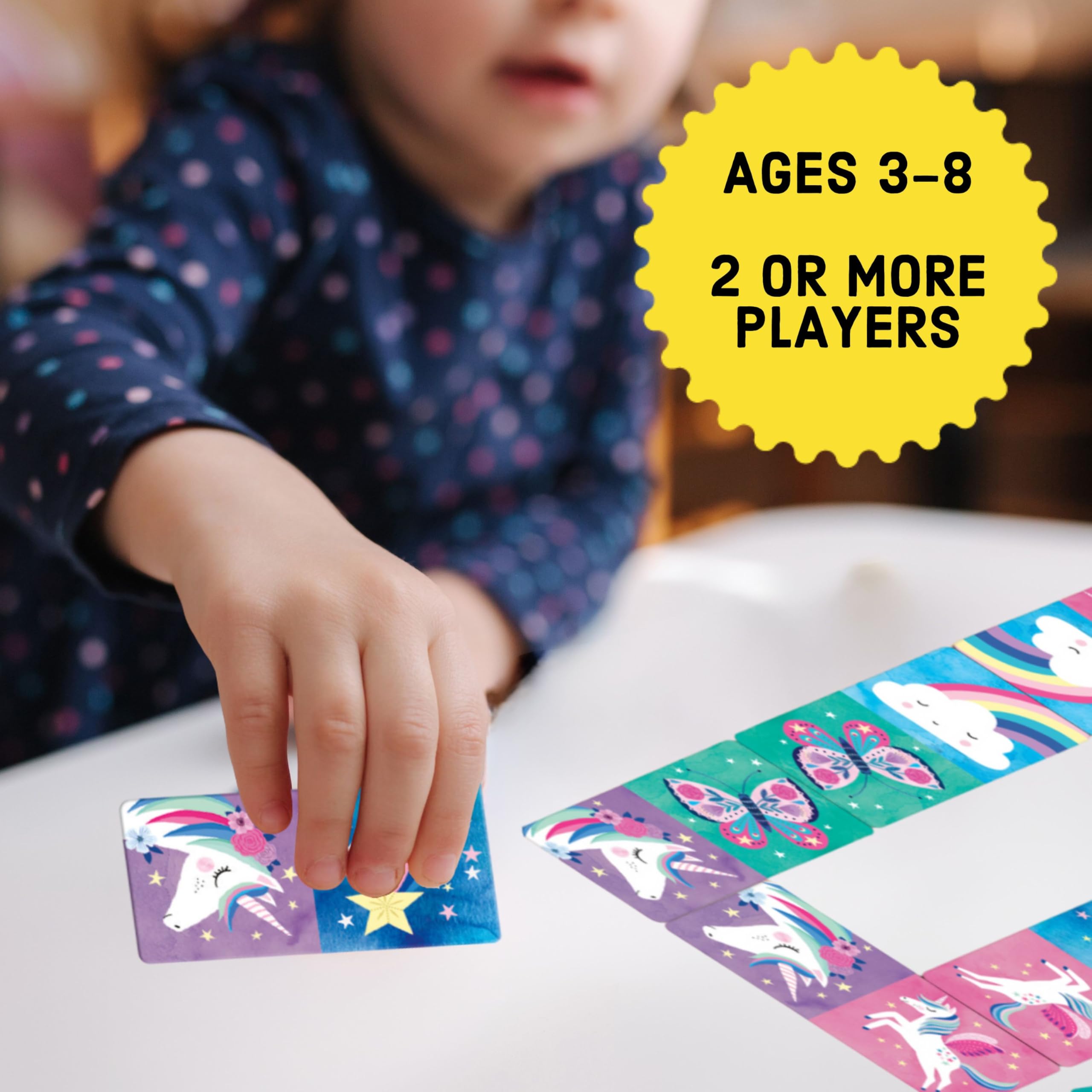 Mudpuppy Unicorn Dominoes - Image 3