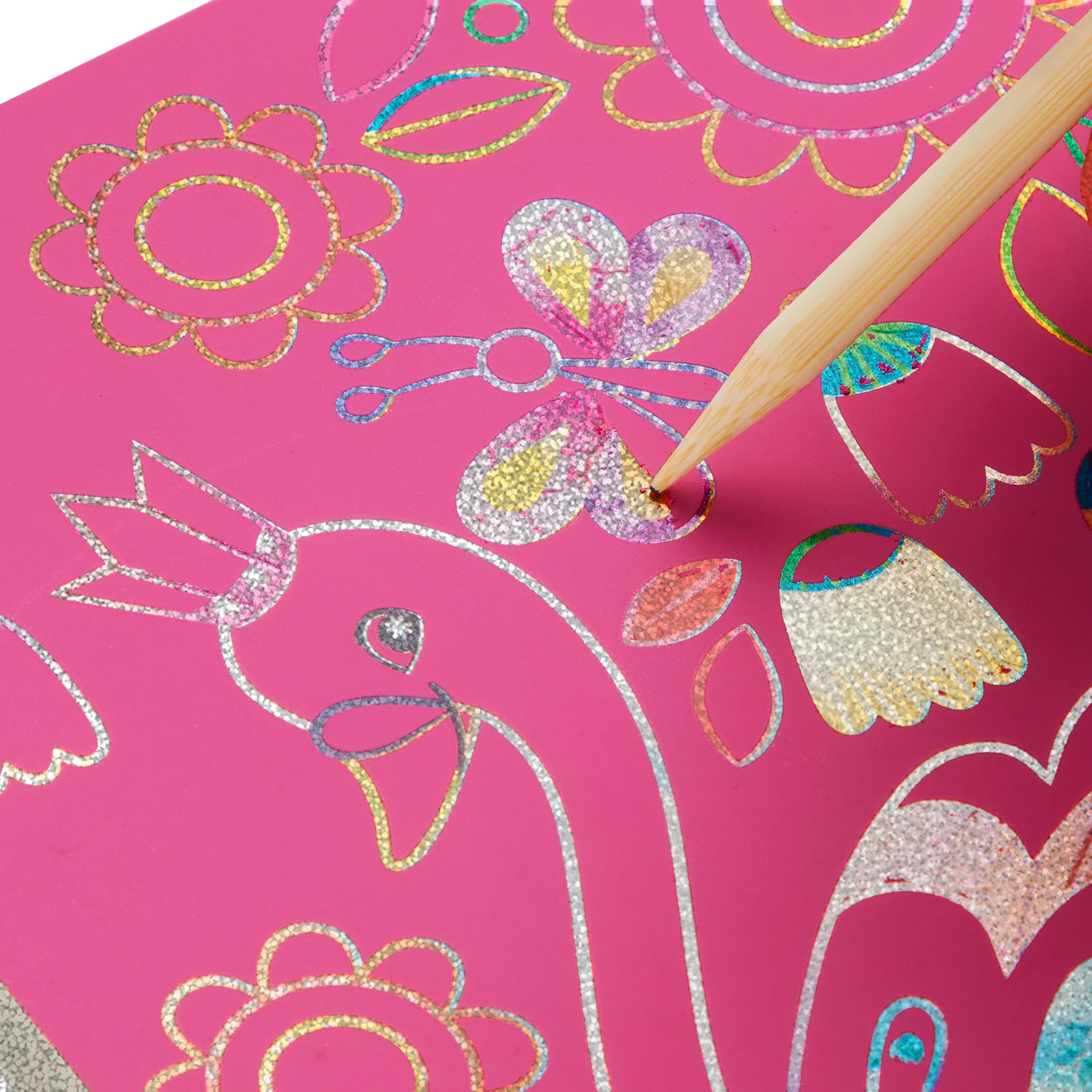 Mudpuppy Unicorn Magic - Scratch & Sparkle Art Activity Kit Featuring Fun Illustrations of Unicorns for Children Ages 5 and Up - Image 5