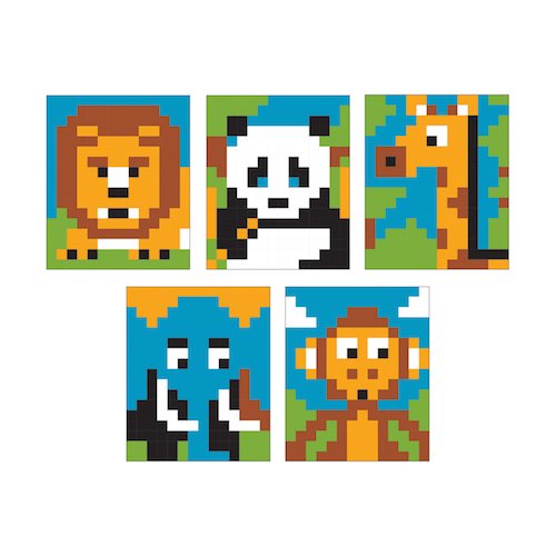 Mudpuppy Zoo Animals Magnetic Pixels Toy - Image 4