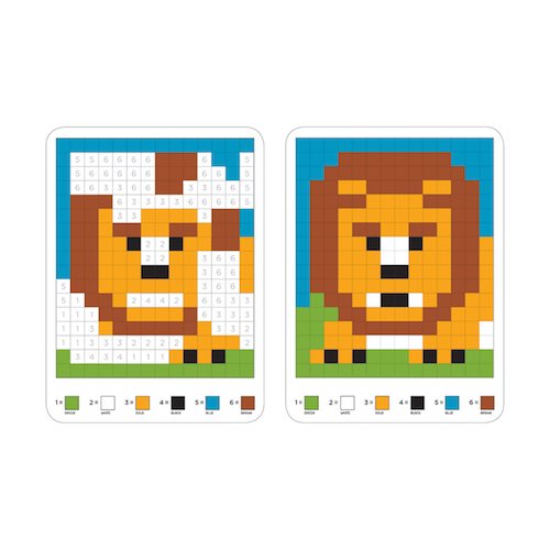 Mudpuppy Zoo Animals Magnetic Pixels Toy - Image 5