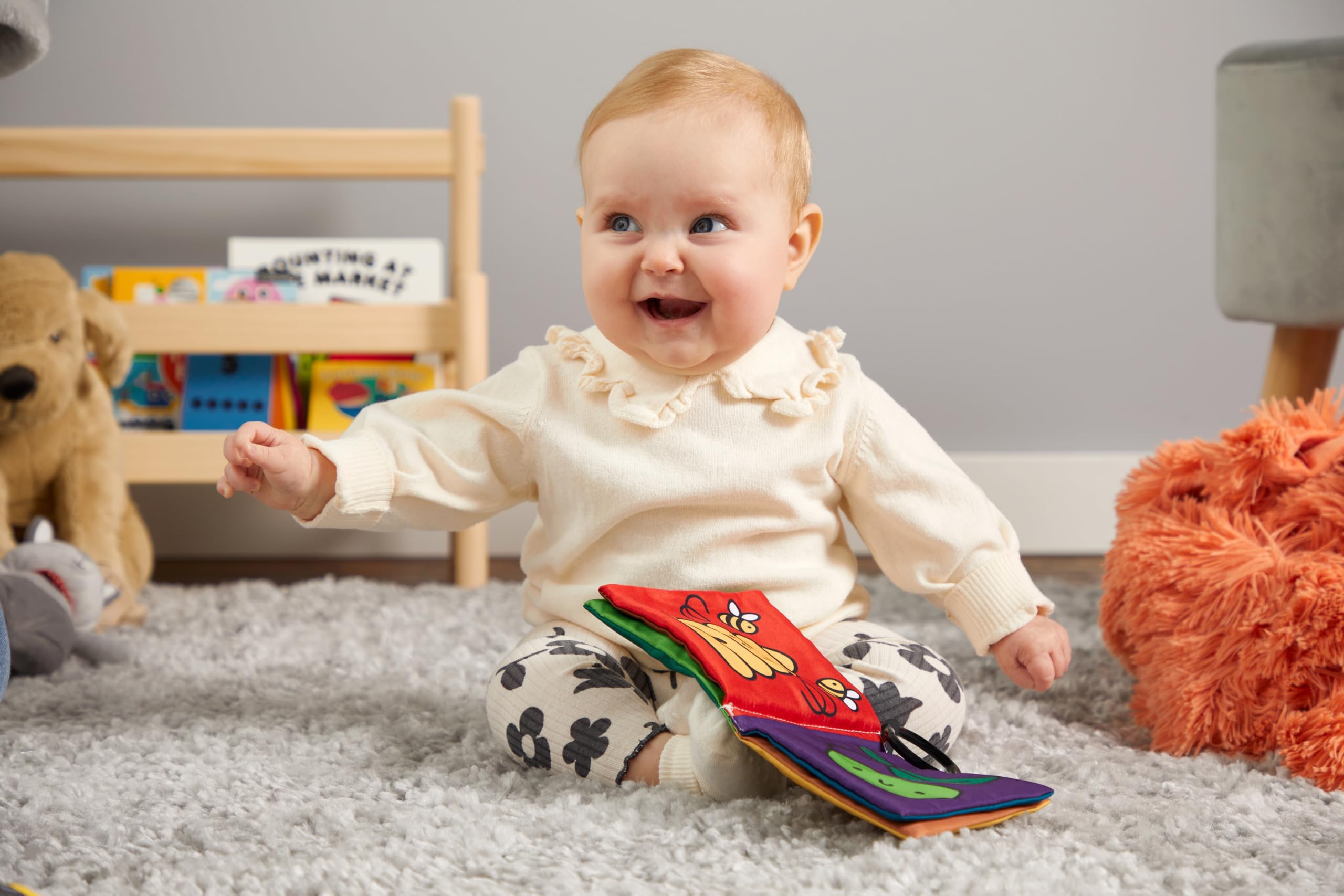 Nature Baby – Wildlife Early Development Crinkle Fabric Stroller Book for Toddlers and Babies - Image 4