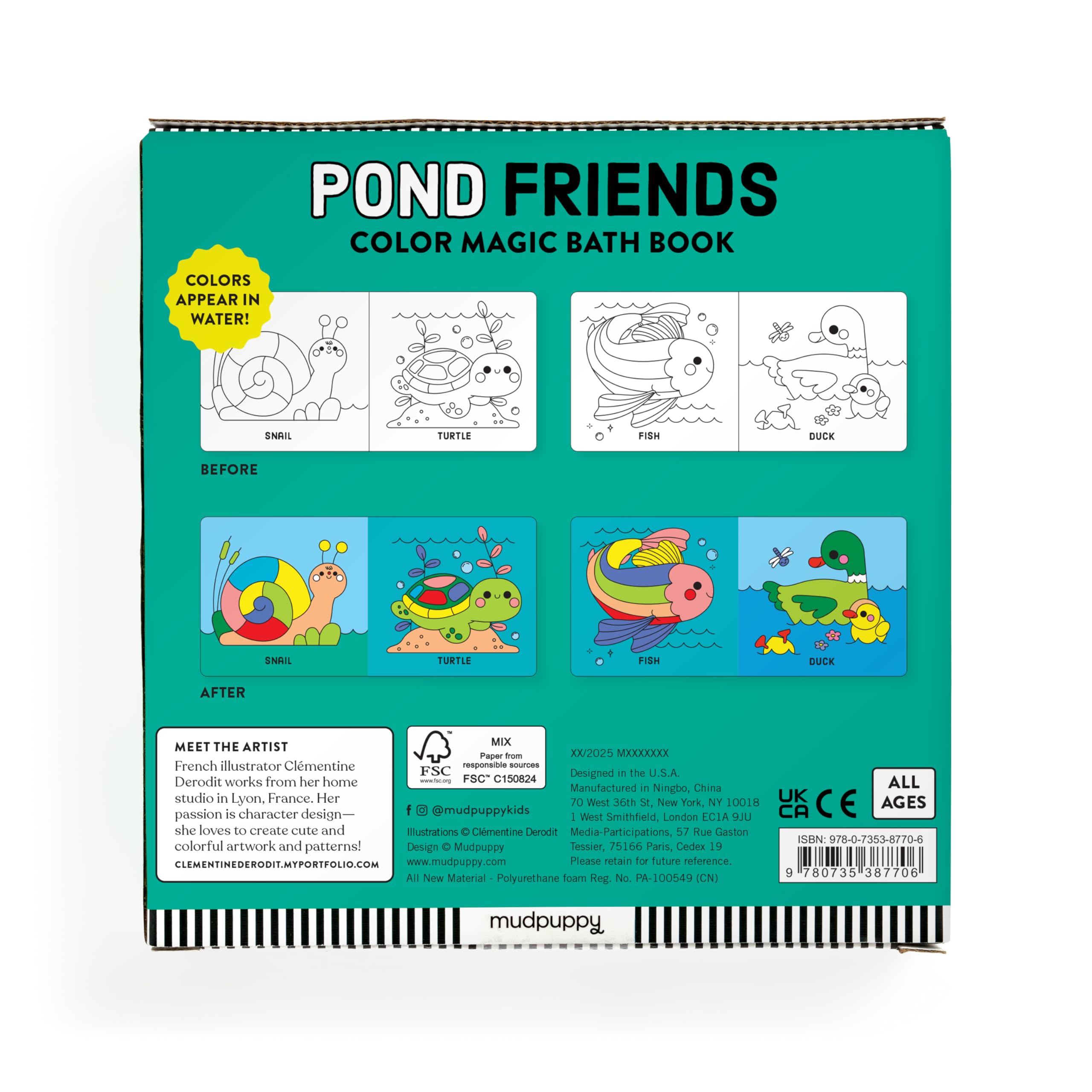 Pond Friends Color Magic Bath Book - Image 5